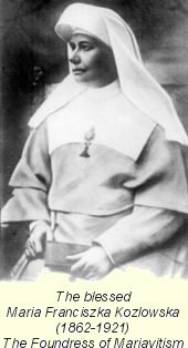 The blessed Maria Franciszka Kozowska. The foundress of Mariavitism
