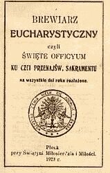 Brewiarz Eucharystyczny z 1923r. [powiksz 12kB]